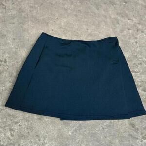 Express mini wrap velcro skirt sz medium black